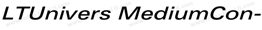 LTUnivers MediumCon字体转换